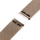 Tiny Mesh 18mm Stainless Steel Bracelet Rose Gold Plated