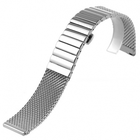 Dino Slim Mesh 22mm Stainless Steel Bracelet adjustable