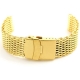 Shark Mesh Stainlees steel 20mm gold plated