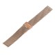 Tiny Mesh 24mm Stainless Steel Bracelet Rose Gold Plated