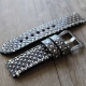 Leather Strap 100% Genuine Python 20mm 22mm 24mm 26mm Dark Brown