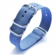 Bracelet montre Nylon Nato Bond Bleu