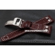 Bracelet montre Aviateur 100% cuir Véritable 22mm marron