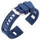 Perforated Silicone Strap Blue 20mm or 22mm Vintage.