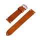 Bracelet montre cuir Véritable Exius 18mm 20mm 22mm marron clair