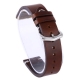 Genuine Leather Strap Exius 18mm 20mm 22mm Brown