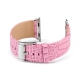 Apple Watch Leather Strap 100% Genuine Croco 42mm Pink