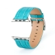 Apple Watch Leather Strap 100% Genuine Croc 42mm Turquoise