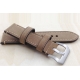 Leather Strap 100% Genuine Stany 20mm Brown