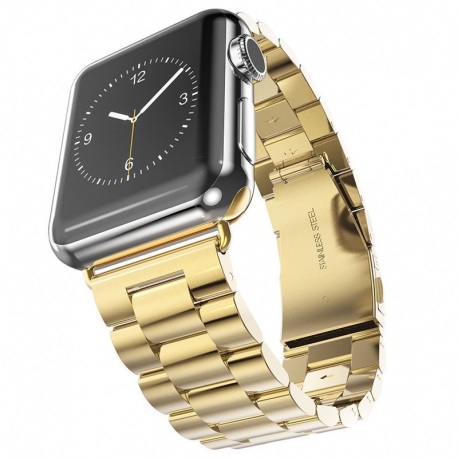Brazalete Acero inoxidable Apple Watch 42mm Dorado