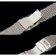 Bracelet Milanaise maille Shark Mesh Acier Inox 22mm