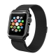 Apple Watch Mesh Stainless Steel Band 38mm with Case and Screen Protector Black