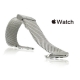 Milanaise Apple Watch Acier Inox 42mm Argent