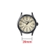Bracelet montre Vintax 100% cuir Véritable Style Nato 20mm Marron Foncé