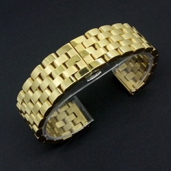 Stainless Steel Bracelet Band Smart 20mm Gold
