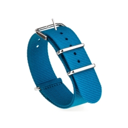 Bracelet montre Nylon Nek Nato 18mm Bleue