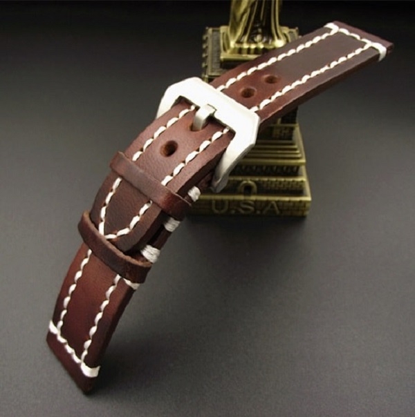 Bracelet montre 100% cuir Véritable Craft 18mm 20mm 22mm 24mm.