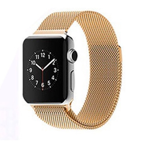 Brazalete Acero Apple Watch 42mm Loop dorado