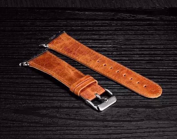 Apple Watch Leather Strap 100% Genuine Perfectis 42mm.