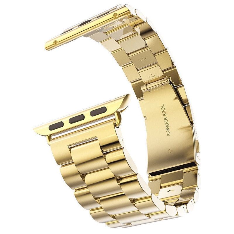 Apple Watch Stainless Steel Band 42mm Gold Plated.