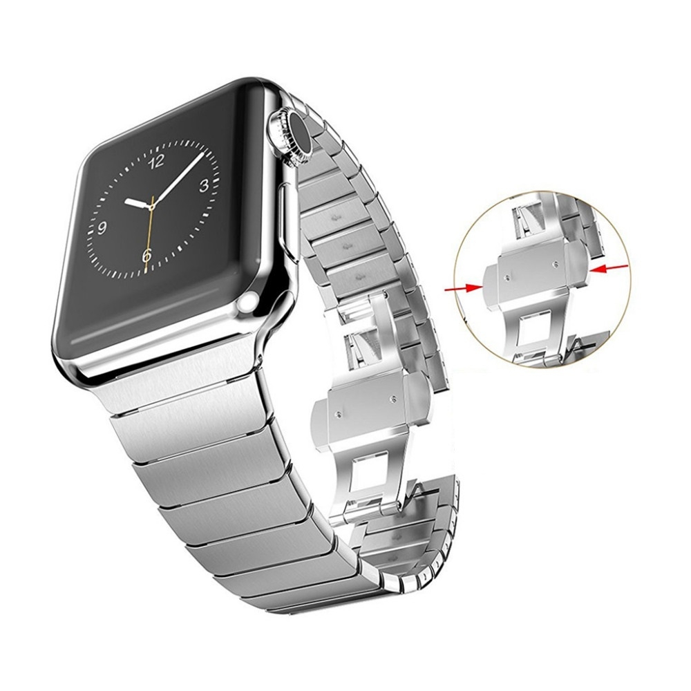Brazalete Acero inoxidable Apple Watch 42mm iLuxe.